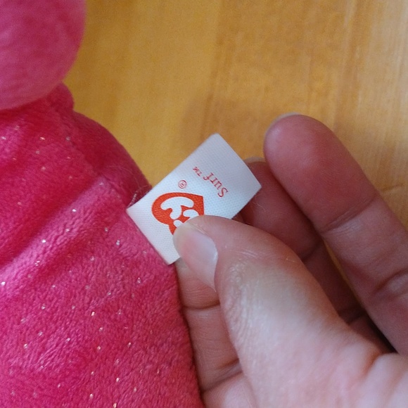 Ty Beanie Boos SURF the Pink Dolphin 2014 RARE & RETIRED Plush Stuffed Pink - Picture 10 of 17